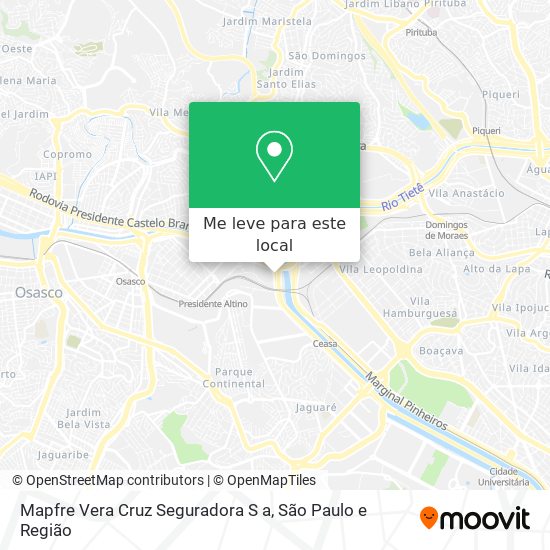 Mapfre Vera Cruz Seguradora S a mapa