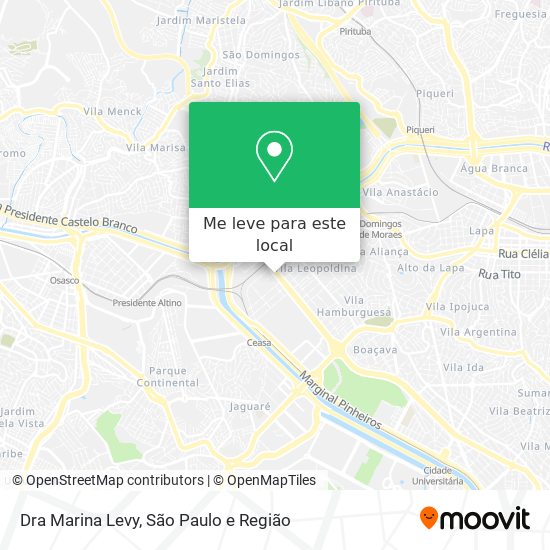 Dra Marina Levy mapa