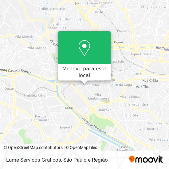 Lume Servicos Graficos mapa