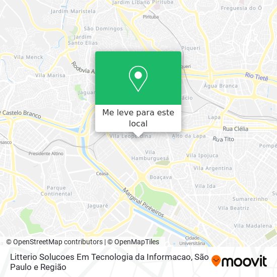 Litterio Solucoes Em Tecnologia da Informacao mapa