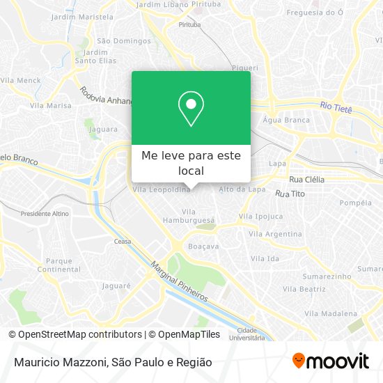Mauricio Mazzoni mapa