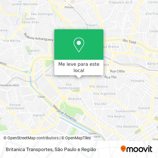 Britanica Transportes mapa