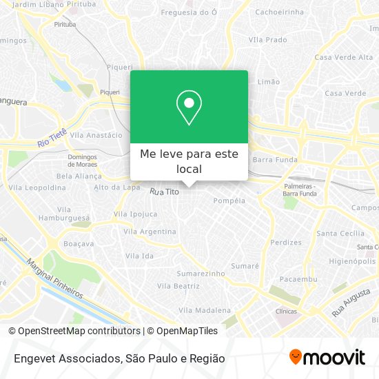 Engevet Associados mapa