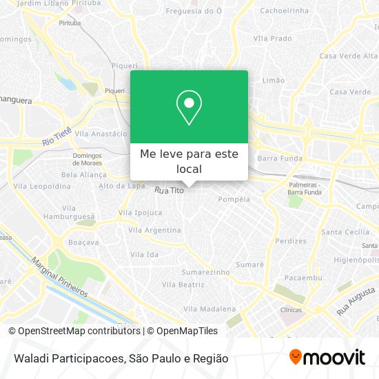 Waladi Participacoes mapa