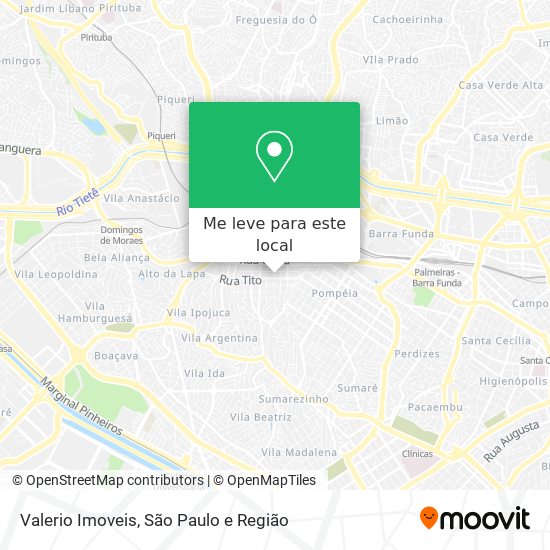 Valerio Imoveis mapa