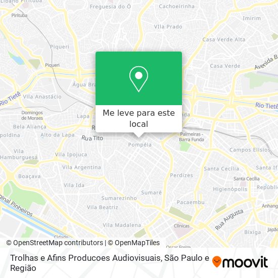 Trolhas e Afins Producoes Audiovisuais mapa