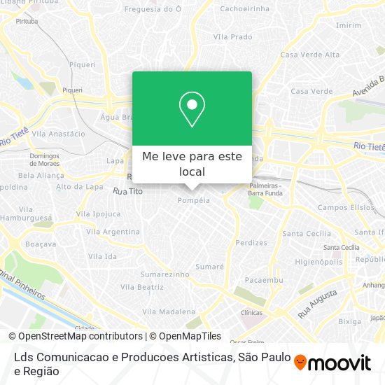 Lds Comunicacao e Producoes Artisticas mapa