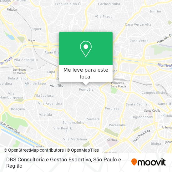 DBS Consultoria e Gestao Esportiva mapa