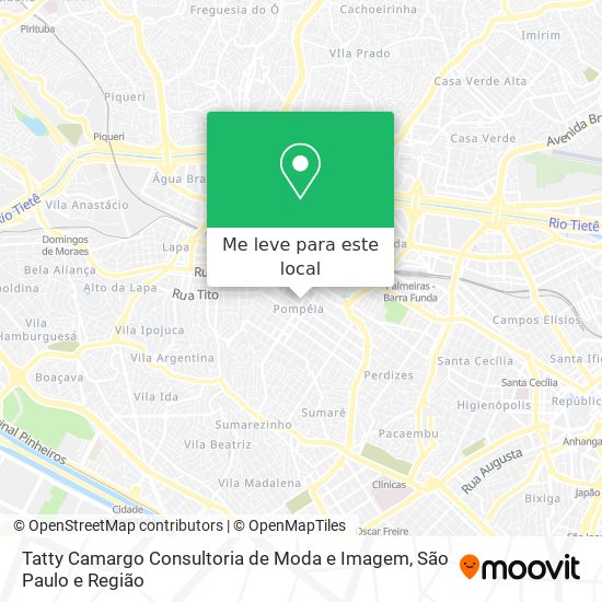 Tatty Camargo Consultoria de Moda e Imagem mapa