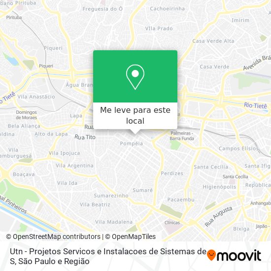 Utn - Projetos Servicos e Instalacoes de Sistemas de S mapa