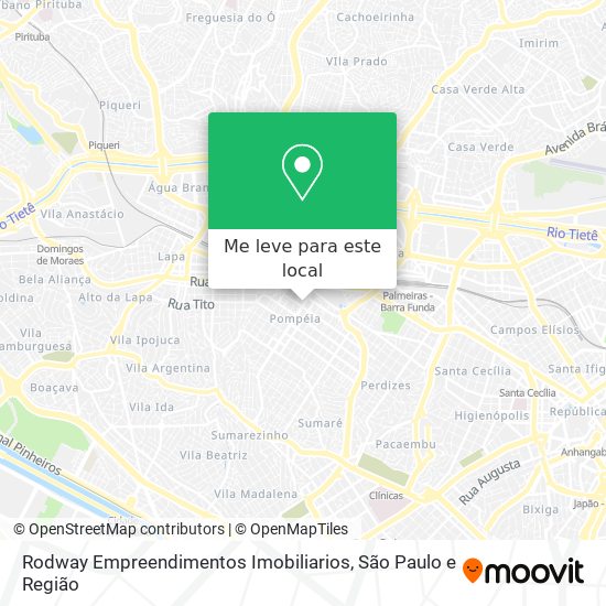 Rodway Empreendimentos Imobiliarios mapa