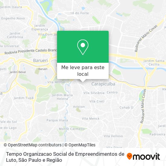 Tempo Organizacao Social de Empreendimentos de Luto mapa