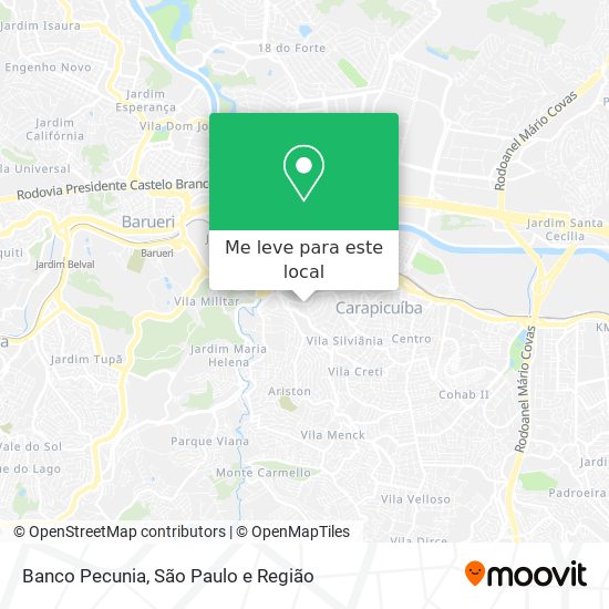 Banco Pecunia mapa