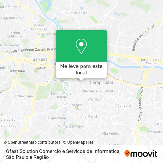 Gfast Solution Comercio e Servicos de Informatica mapa