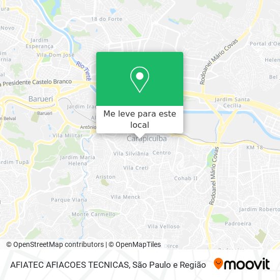 AFIATEC AFIACOES TECNICAS mapa