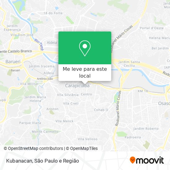 Kubanacan mapa