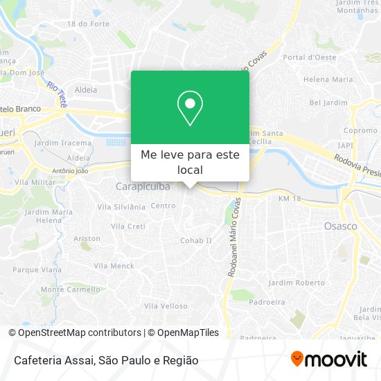Cafeteria Assai mapa