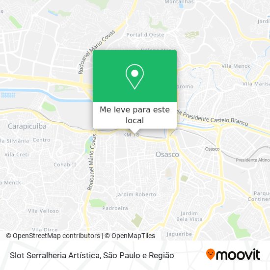 Slot Serralheria Artística mapa