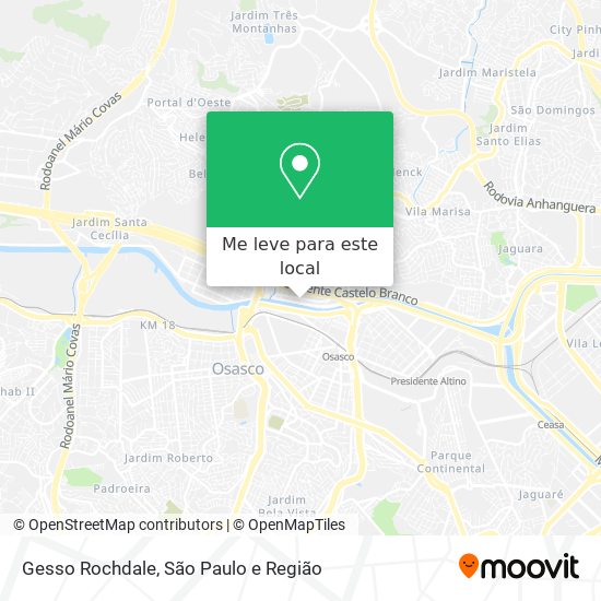 Gesso Rochdale mapa