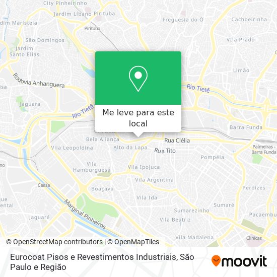 Eurocoat Pisos e Revestimentos Industriais mapa