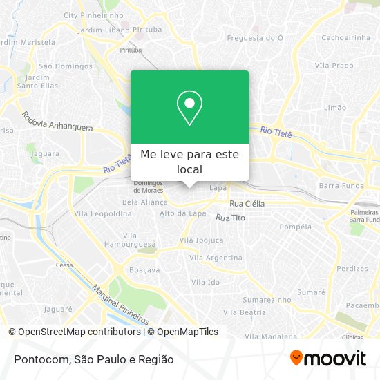 Pontocom mapa