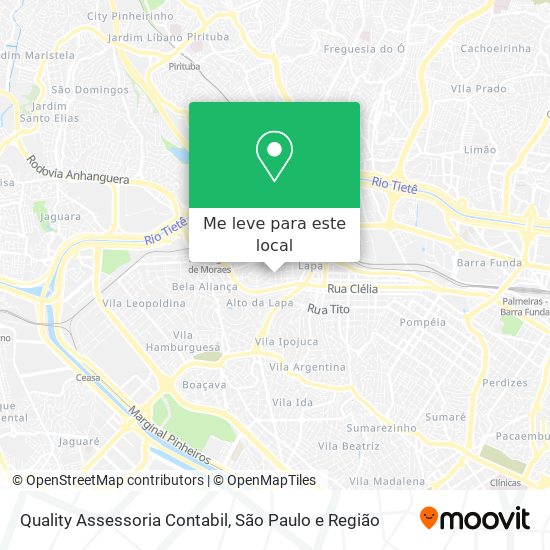 Quality Assessoria Contabil mapa