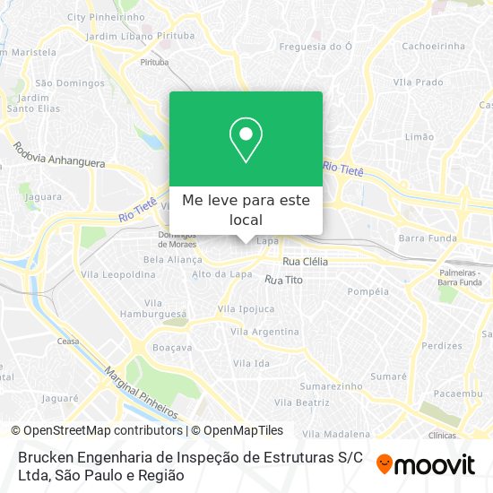 Brucken Engenharia de Inspeção de Estruturas S / C Ltda mapa