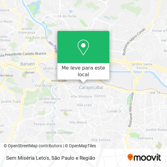 Sem Miséria Leto's mapa