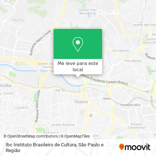 Ibc Instituto Brasileiro de Cultura mapa