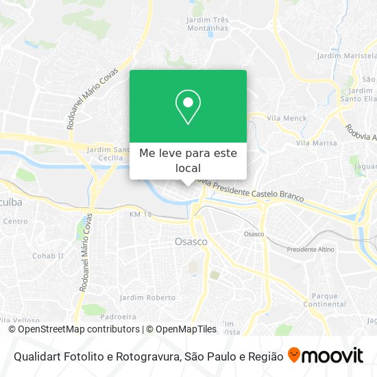 Qualidart Fotolito e Rotogravura mapa