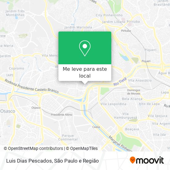 Luis Dias Pescados mapa