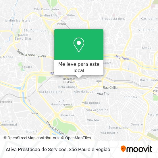 Ativa Prestacao de Servicos mapa