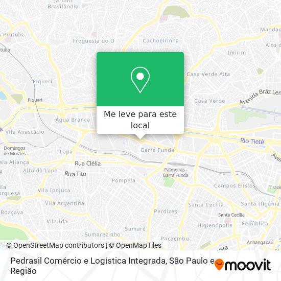 Pedrasil Comércio e Logística Integrada mapa