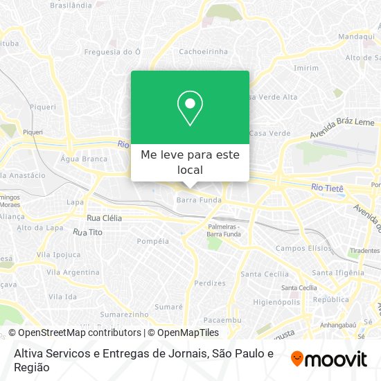 Altiva Servicos e Entregas de Jornais mapa