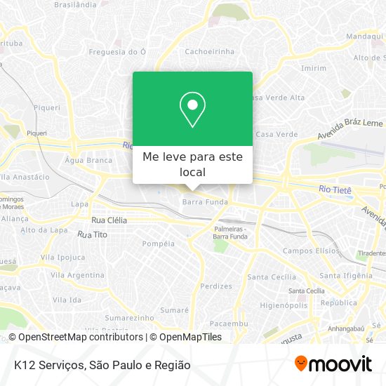 K12 Serviços mapa