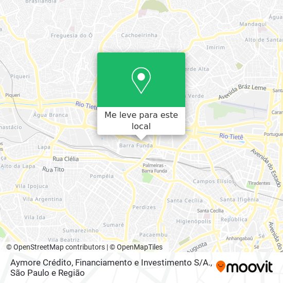 Aymore Crédito, Financiamento e Investimento S / A. mapa