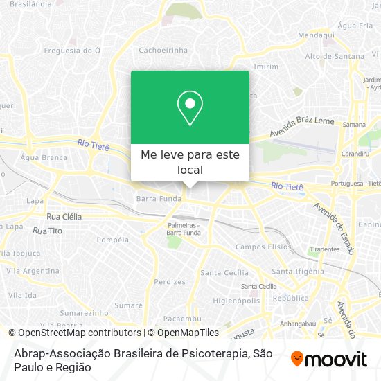 Abrap-Associação Brasileira de Psicoterapia mapa
