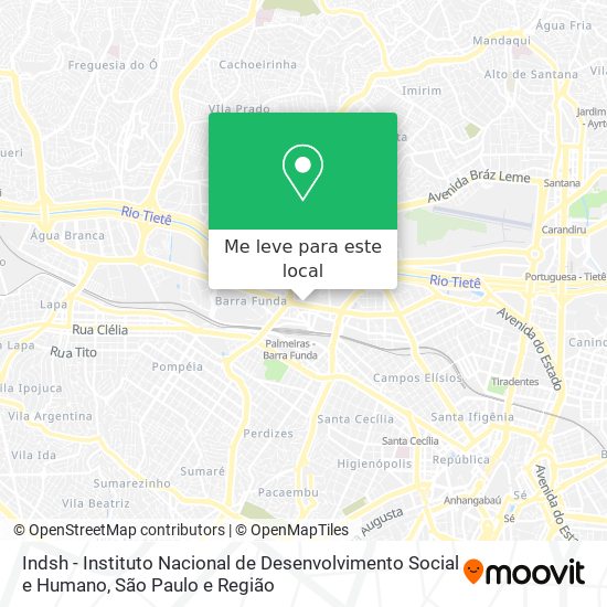 Indsh - Instituto Nacional de Desenvolvimento Social e Humano mapa