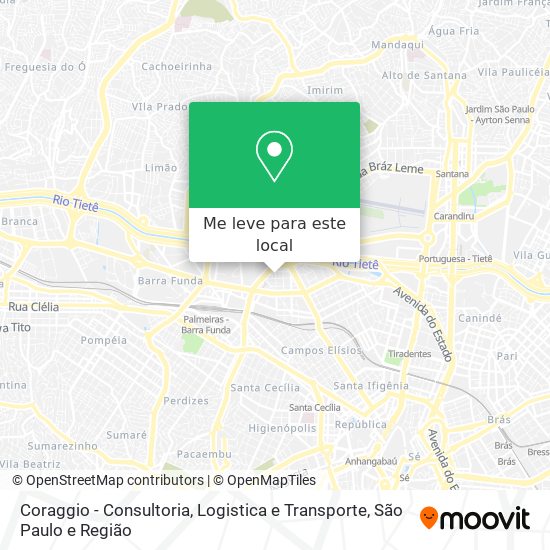 Coraggio - Consultoria, Logistica e Transporte mapa