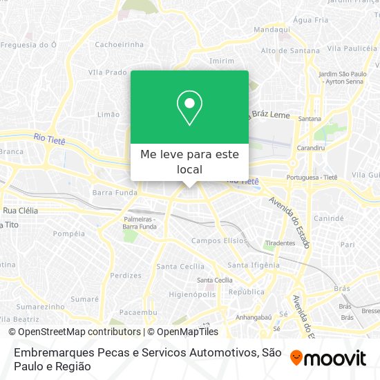 Embremarques Pecas e Servicos Automotivos mapa