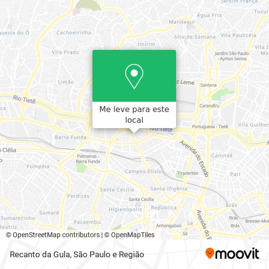 Recanto da Gula mapa