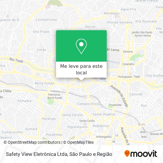 Safety View Eletrônica Ltda mapa