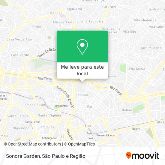 Sonora Garden mapa
