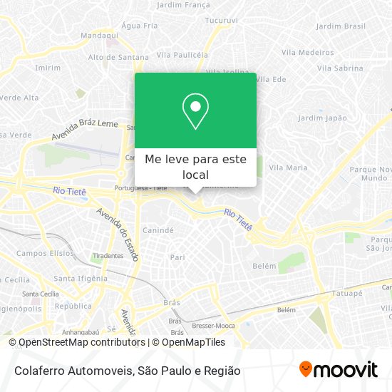 Colaferro Automoveis mapa