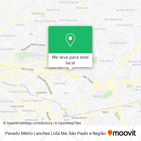 Penedo Metro Lanches Ltda Me mapa