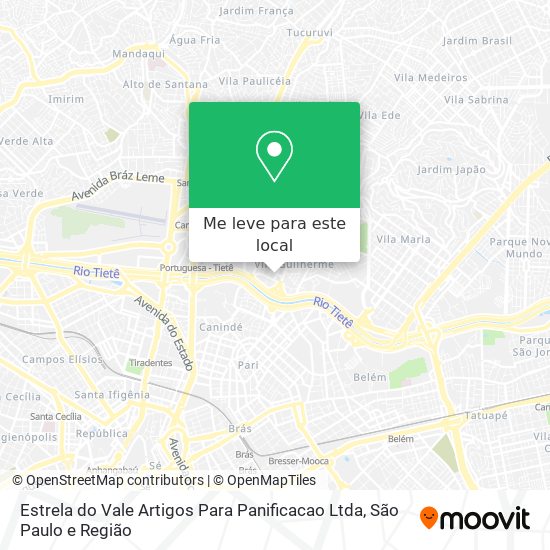 Estrela do Vale Artigos Para Panificacao Ltda mapa