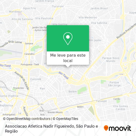 Associacao Atletica Nadir Figueiredo mapa