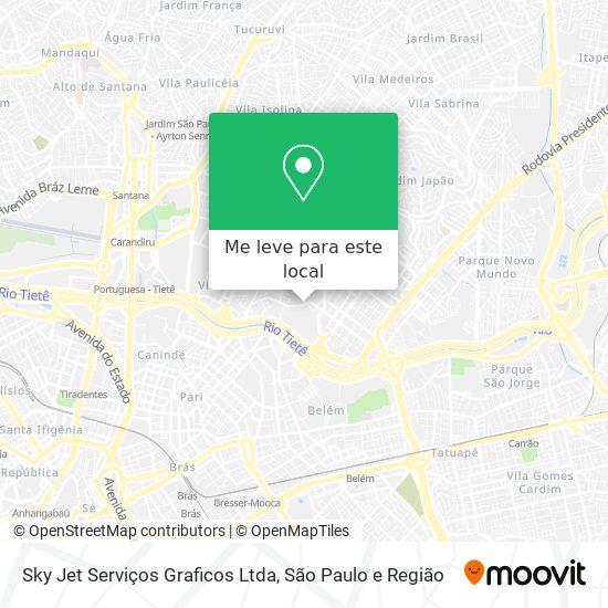 Sky Jet Serviços Graficos Ltda mapa