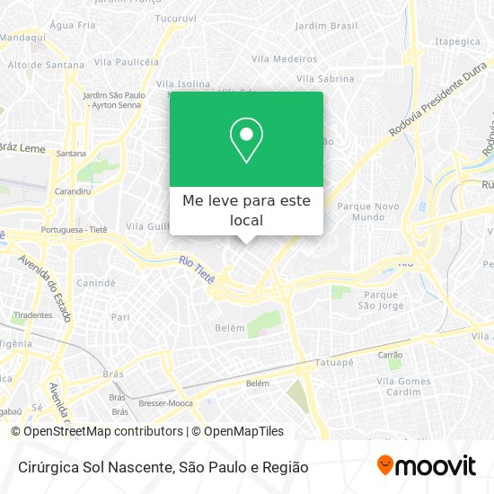 Cirúrgica Sol Nascente mapa