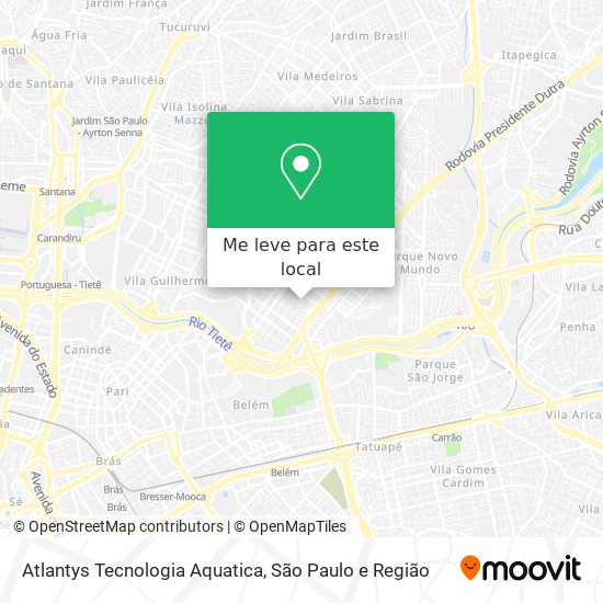 Atlantys Tecnologia Aquatica mapa